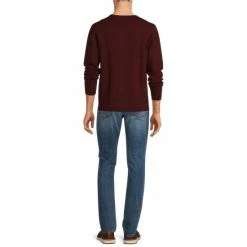 Buy 🥰 Murano Collection Textured Crew Neck Sweater Burgundy 😍 -Murano Shop unnamed file 1000