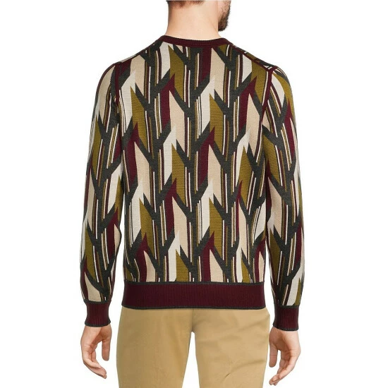 Best deal โญ Murano Geo Jacquard Crew Neck Sweater Black ๐ฅ 2 Best deal โญ Murano Geo Jacquard Crew Neck Sweater Black ๐ฅ - Image 2