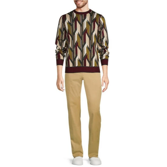 Best deal โญ Murano Geo Jacquard Crew Neck Sweater Black ๐ฅ 3 Best deal โญ Murano Geo Jacquard Crew Neck Sweater Black ๐ฅ - Image 3