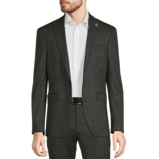 Hot Sale ๐ฏ Murano Intergalactic Collection Slim-Fit Dobby Suit Separates Blazer Black ๐ 1 Hot Sale ๐ฏ Murano Intergalactic Collection Slim-Fit Dobby Suit Separates Blazer Black ๐