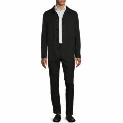 Discount ⌛ Murano Electric Jungle Collection Slim-Fit Solid Blazer Black 👏 -Murano Shop unnamed file 1048