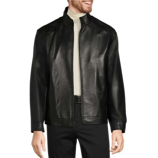 Hot Sale π Murano Leather Side Rib Jacket Black π₯° 2 Hot Sale π Murano Leather Side Rib Jacket Black π₯° - Image 2