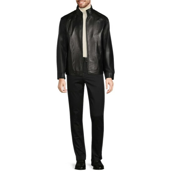 Hot Sale π Murano Leather Side Rib Jacket Black π₯° 4 Hot Sale π Murano Leather Side Rib Jacket Black π₯° - Image 4
