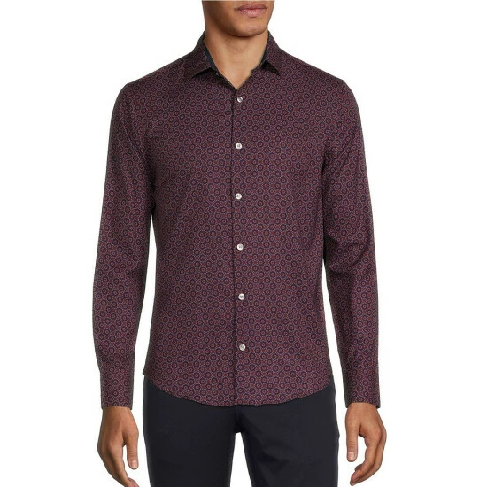 Deals ๐ Murano Big & Tall Slim-Fit Medallion Print Performance Stretch Long-Sleeve Woven ๐ Shirt Red ๐ 1 Deals ๐ Murano Big & Tall Slim-Fit Medallion Print Performance Stretch Long-Sleeve Woven ๐ Shirt Red ๐