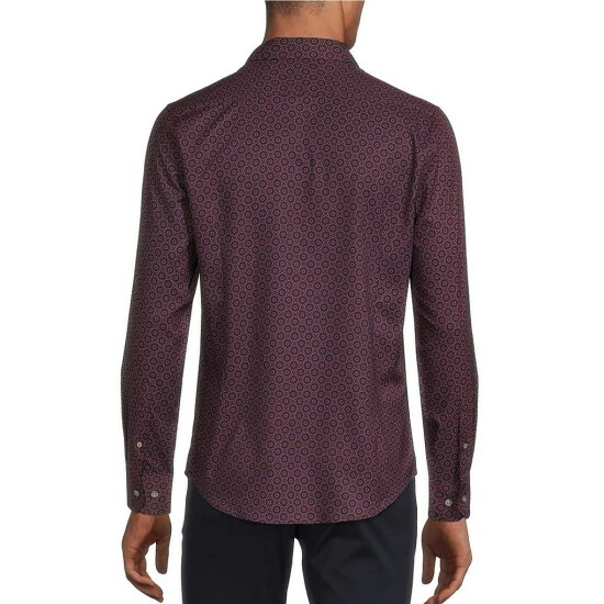 Deals ๐ Murano Big & Tall Slim-Fit Medallion Print Performance Stretch Long-Sleeve Woven ๐ Shirt Red ๐ 2 Deals ๐ Murano Big & Tall Slim-Fit Medallion Print Performance Stretch Long-Sleeve Woven ๐ Shirt Red ๐ - Image 2