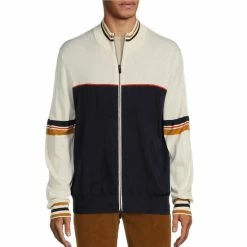 Brand new 👍 Murano Colorblock Full Zip Sweater Ecru 🌟