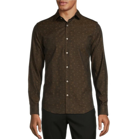 Best reviews of 🔥 Murano Electric Jungle Collection Slim-Fit Eye Jacquard Long-Sleeve Woven 👚 Shirt Black 👏 1 Best reviews of 🔥 Murano Electric Jungle Collection Slim-Fit Eye Jacquard Long-Sleeve Woven 👚 Shirt Black 👏