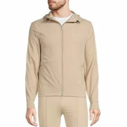 Cheapest ❤️ Murano Slim-Fit Solid Performance Full-Zip Hoodie Black 🔔