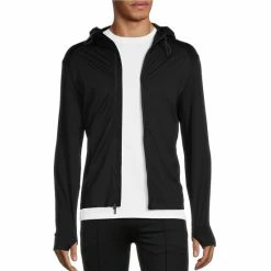 Cheapest ❤️ Murano Slim-Fit Solid Performance Full-Zip Hoodie Black 🔔 -Murano Shop unnamed file 1113