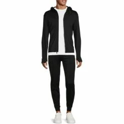 Cheapest ❤️ Murano Slim-Fit Solid Performance Full-Zip Hoodie Black 🔔 -Murano Shop unnamed file 1114