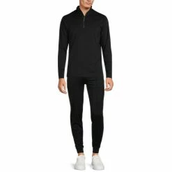 Promo 🔔 Murano Performance Quarter-Zip Mock 👚 Shirt Black 🧨 -Murano Shop unnamed file 1132