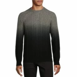 Brand new 👍 Murano Intergalactic Collection Dip Dye Cable Sweater Black 👏