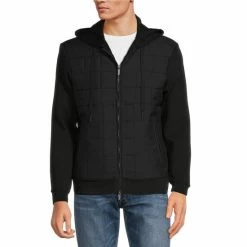 Best Pirce 😀 Murano Liquid Luxury Solid Full-Zip Hoodie Black 🔔