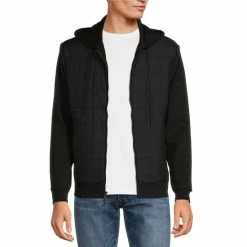 Best Pirce 😀 Murano Liquid Luxury Solid Full-Zip Hoodie Black 🔔 -Murano Shop unnamed file 1150