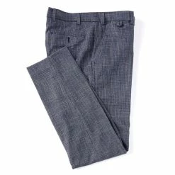 Coupon 😀 Murano Archive Collection Alex Slim-Fit Houndstooth Flat Front Pants Navy 🤩