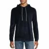 Best Sale 😍 Murano Long-Sleeve Velour Lounge Hoodie Dark Navy ✨