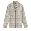 Best Pirce 😀 Murano Archive Collection Slim-Fit Lightweight Two Pocket Long-Sleeve 👚 Shirt Jacket Brown 👍
