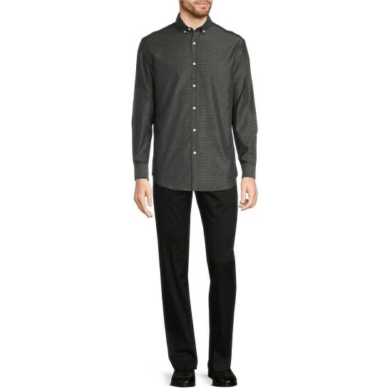 Buy โ Murano Black Diamond Pattern Long-Sleeve Woven ๐ Shirt โจ 3 Buy โ Murano Black Diamond Pattern Long-Sleeve Woven ๐ Shirt โจ - Image 3
