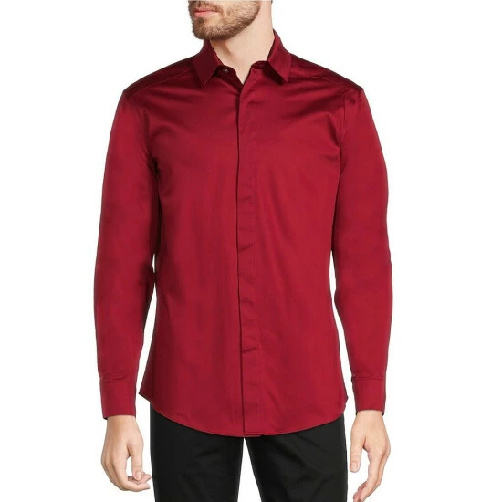Discount ๐ Murano Classic-Fit Solid Sateen Long-Sleeve Woven ๐ Shirt Cherry ๐ 1 Discount ๐ Murano Classic-Fit Solid Sateen Long-Sleeve Woven ๐ Shirt Cherry ๐