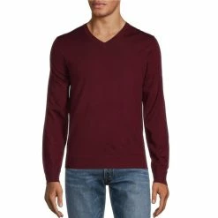 Deals 😉 Murano Performance Solid V-Neck Sweater Green 🤩 -Murano Shop unnamed file 119