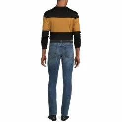 Best reviews of 🔥 Murano Liquid Luxury Slim-Fit Placed Stripe Long-Sleeve Crew Black ✨ -Murano Shop unnamed file 1206