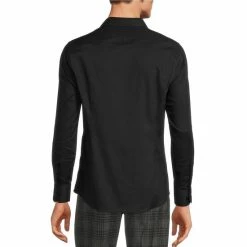 Budget 👍 Murano Collezione Slim-Fit Solid Long-Sleeve Woven 👚 Shirt White 😀 -Murano Shop unnamed file 1214