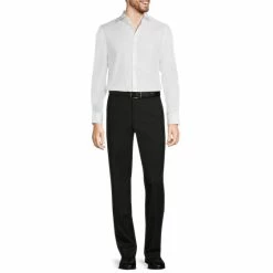 Budget 👍 Murano Collezione Slim-Fit Solid Long-Sleeve Woven 👚 Shirt White 😀 -Murano Shop unnamed file 1219