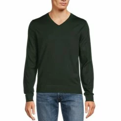 Deals 😉 Murano Performance Solid V-Neck Sweater Green 🤩 -Murano Shop unnamed file 122