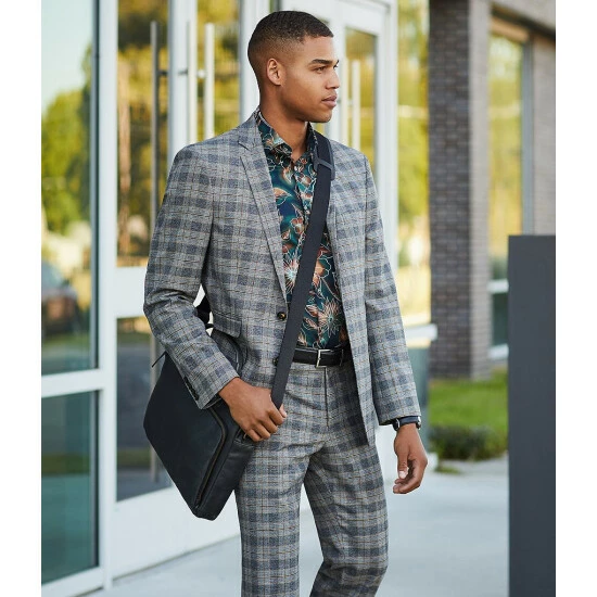 Budget β¨ Murano Electric Jungle Collection Slim-Fit Neon Floral Print Long-Sleeve Woven π Shirt Dark Navy π₯° 6 Budget β¨ Murano Electric Jungle Collection Slim-Fit Neon Floral Print Long-Sleeve Woven π Shirt Dark Navy π₯° - Image 6