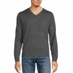 Deals 😉 Murano Performance Solid V-Neck Sweater Green 🤩 -Murano Shop unnamed file 123