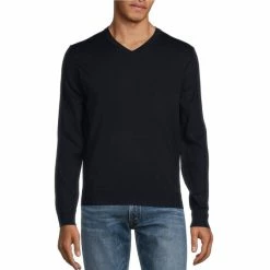 Deals 😉 Murano Performance Solid V-Neck Sweater Green 🤩 -Murano Shop unnamed file 124