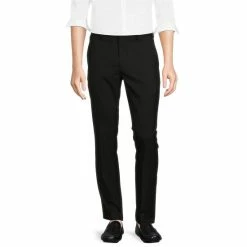 Top 10 🔔 Murano Electric Jungle Collection Evan Extra Slim-Fit Suit Separates Flat Front 👗 Dress Pants Black 🔥