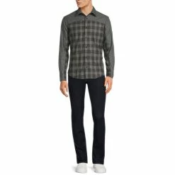 Outlet 😀 Murano Electric Jungle Collection Slim-Fit Plaid Pieced Long-Sleeve Woven 👕 Shirt Jacket Black 🔔 6 Outlet 😀 Murano Electric Jungle Collection Slim-Fit Plaid Pieced Long-Sleeve Woven 👕 Shirt Jacket Black 🔔 -Murano Shop unnamed file 1267