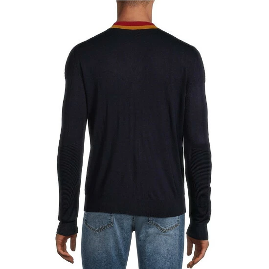 New π€© Murano Brooklyn Collection Contrast Full Zip Cardigan Sweater Navy π 2 New π€© Murano Brooklyn Collection Contrast Full Zip Cardigan Sweater Navy π - Image 2