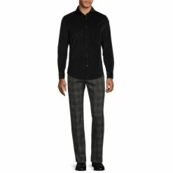Budget ✔️ Murano Intergalactic Collection Slim-Fit Solid Long-Sleeve Corduroy 👚 Shirt Black 😉 6 Budget ✔️ Murano Intergalactic Collection Slim-Fit Solid Long-Sleeve Corduroy 👚 Shirt Black 😉 -Murano Shop unnamed file 1290