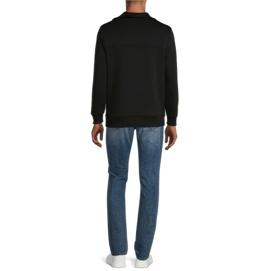 Flash Sale π Murano Liquid Luxury Solid Quarter-Zip Mock Jacket Black π 4 Flash Sale π Murano Liquid Luxury Solid Quarter-Zip Mock Jacket Black π - Image 4