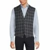 Buy 🧨 Murano Suit Separates Blue Plaid Shawl Vest ❤️