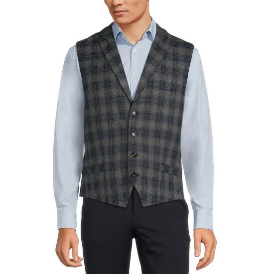 Buy 𧨠Murano Suit Separates Blue Plaid Shawl Vest β€οΈ 1 Buy 𧨠Murano Suit Separates Blue Plaid Shawl Vest β€οΈ