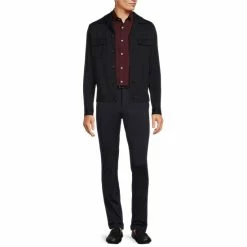 Outlet 🎁 Murano Archive Collection Slim-Fit Worker Jacket Dark Navy 🤩 -Murano Shop unnamed file 1323