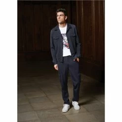 Outlet 🎁 Murano Archive Collection Slim-Fit Worker Jacket Dark Navy 🤩 -Murano Shop unnamed file 1325