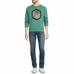 Best reviews of 🥰 Murano Liquid Luxury Placed Print Long-Sleeve Sweatshirt Light Sage 💯 -Murano Shop unnamed file 1371