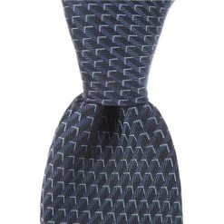 Wholesale π₯ Murano 3D Arrow Geometric Narrow 3 1/8#double; Silk Tie Navy π