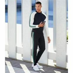Outlet 🥰 Murano Liquid Luxury Solid Stripe Accent Jogger Pants Black 🎉 -Murano Shop unnamed file 1380