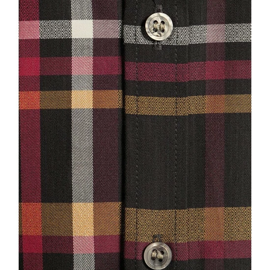 Wholesale ๐คฉ Murano Intergalactic Collection Slim-Fit Dobby Plaid Long-Sleeve Woven ๐ Shirt Black ๐งจ 4 Wholesale ๐คฉ Murano Intergalactic Collection Slim-Fit Dobby Plaid Long-Sleeve Woven ๐ Shirt Black ๐งจ - Image 4