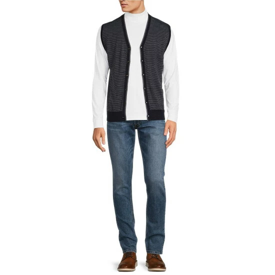 New π― Murano Archive Collection Stripe Vest Cardigan Sweater Dark Navy β 4 New π― Murano Archive Collection Stripe Vest Cardigan Sweater Dark Navy β - Image 4