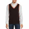 Best Pirce 🤩 Murano Tipped Sweater Vest Mahogany 😉
