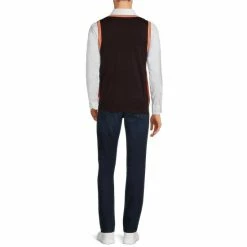 Best Pirce 🤩 Murano Tipped Sweater Vest Mahogany 😉 -Murano Shop unnamed file 1417