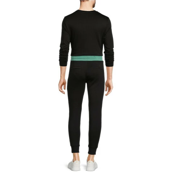 Best deal ๐ Murano Electric Jungle Collection Slim-Fit Flocked Fern Long-Sleeve Tee Black ๐ 4 Best deal ๐ Murano Electric Jungle Collection Slim-Fit Flocked Fern Long-Sleeve Tee Black ๐ - Image 4