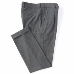 New 😍 Murano Archive Collection Evan Extra Slim-Fit Dobby Flat Front Pants Grey 😀