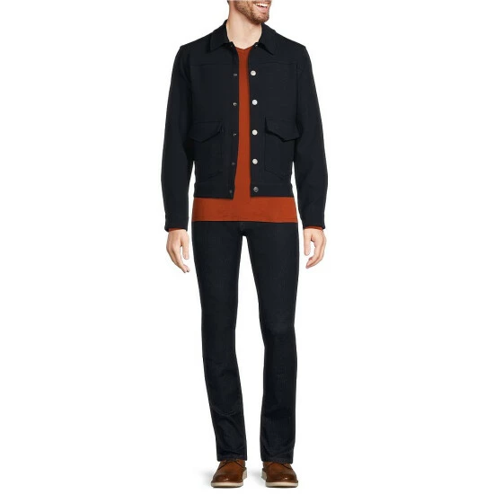 Budget ๐ฅฐ Murano Slim-Fit Bomber Jacket Navy ๐ฅ 3 Budget ๐ฅฐ Murano Slim-Fit Bomber Jacket Navy ๐ฅ - Image 3